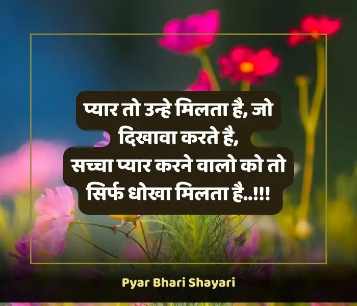 Best 55+ Pyar Bhari Shayari in Hindi